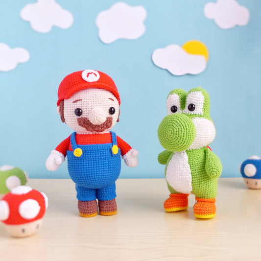 Super Mario and Yoshi