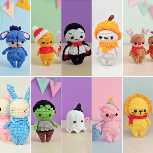 10 mini amigurumi patterns